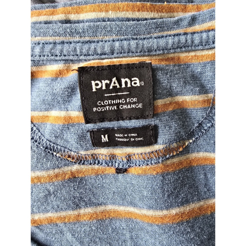 Prana Cozy Up Scoop High Tide Striped Tank Top Womans Medium Hiking Gorpcore - Picture 7 of 7